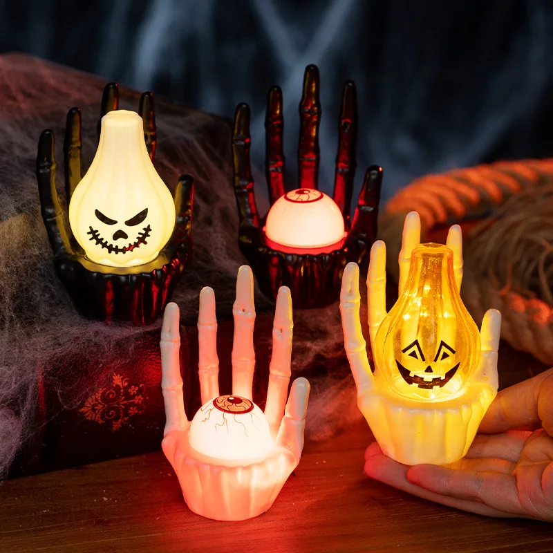 Halloween Pumpkin Decor Led - Светодиодный ночник в виде призрачной руки