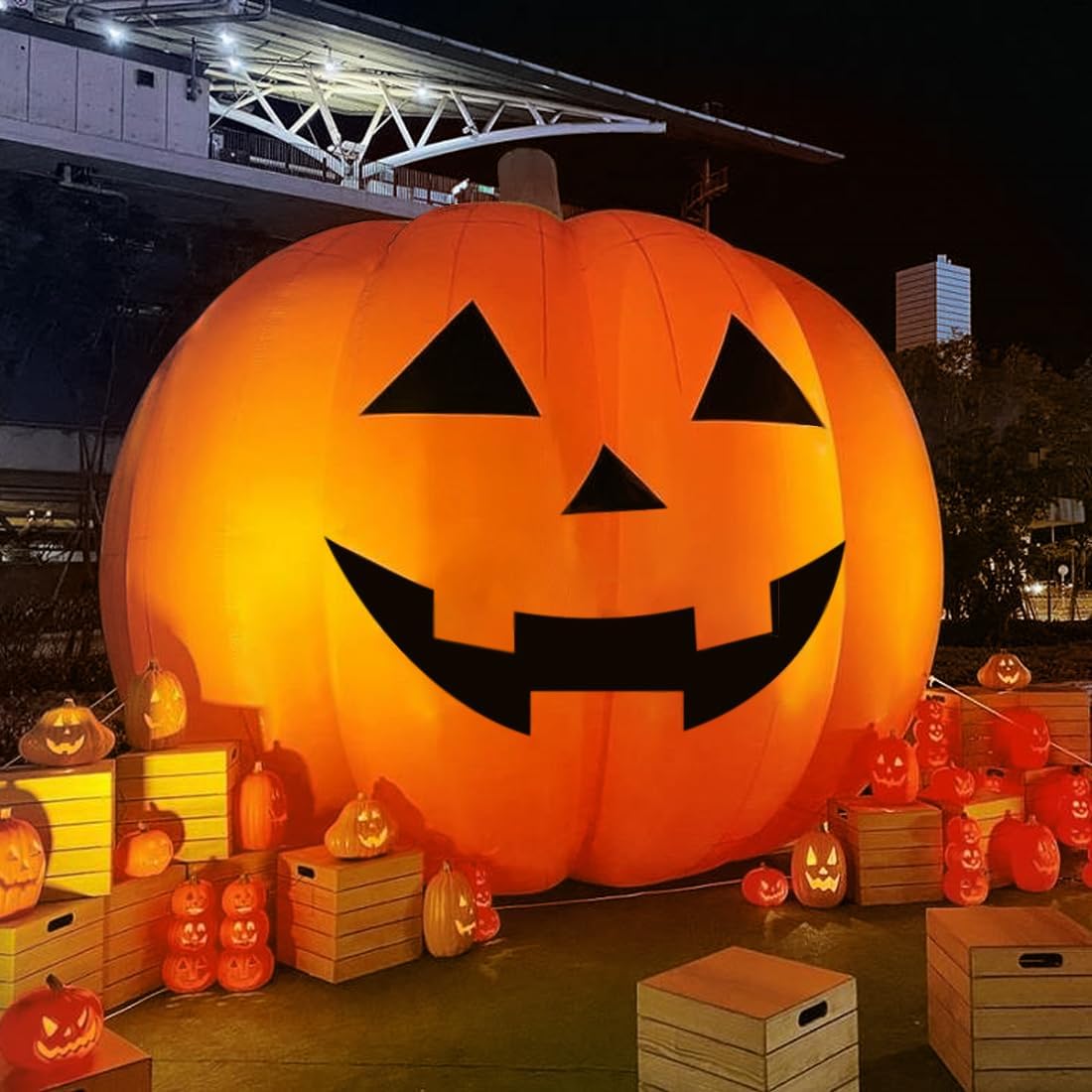 Halloween Pumpkin Decor Led - Гигантские надувные украшения на Хэллоуин в