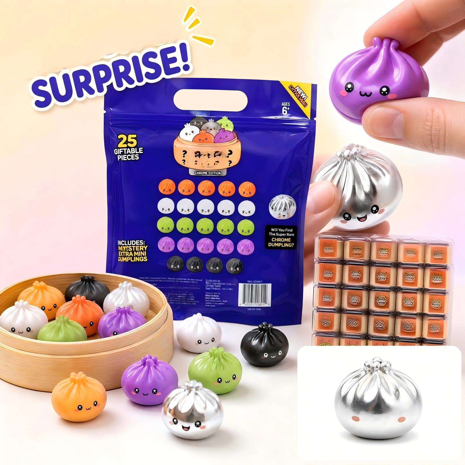 Halloween Party Supplies - Набор из 25 миниатюрных рождественских пельменей-сквишей,