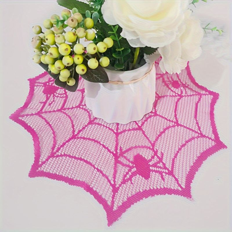 Кружевной коврик для стола VIK – обзор и цена Spider Web Halloween Decoration