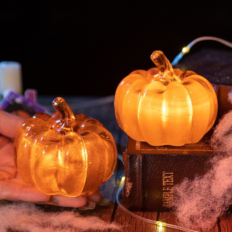 Светодиодный светящийся фонарь – обзор и цена Halloween Pumpkin Decor Led