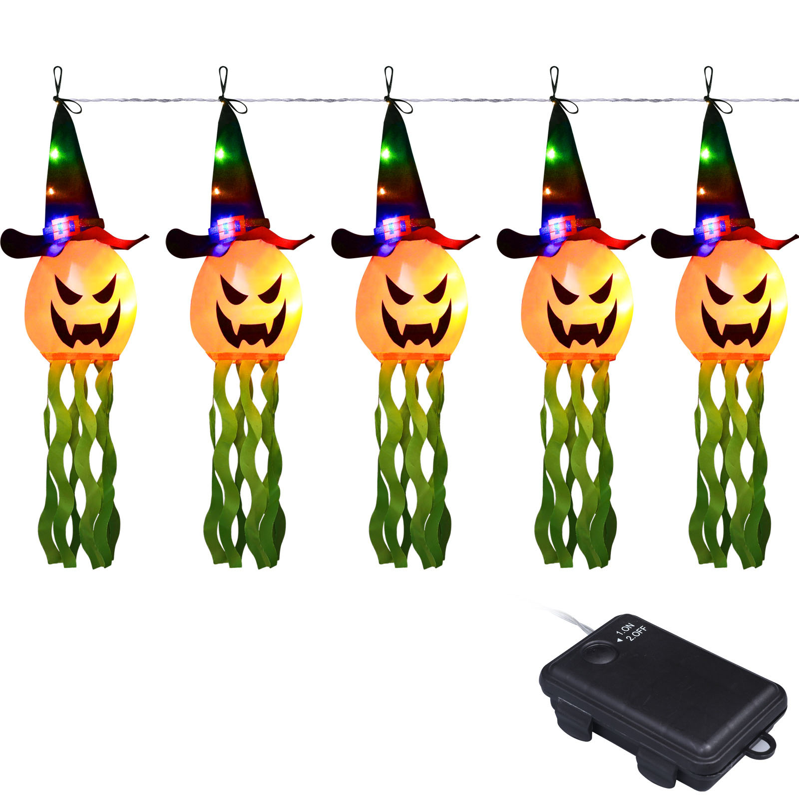 Декоративные огни на Хэллоуин: – обзор и цена Halloween Led String Lights Orange