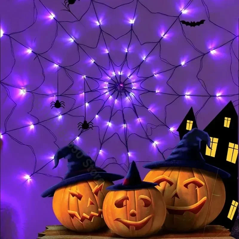 Гирлянда-паутина на Хэллоуин,  – обзор и цена Spider Web Halloween Decoration