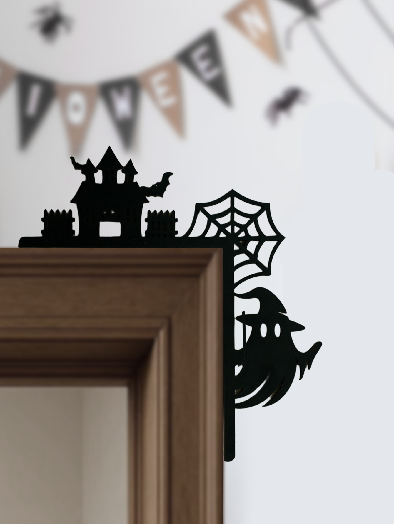 Деревянный угловой декор для д – обзор и цена Spider Web Halloween Decoration