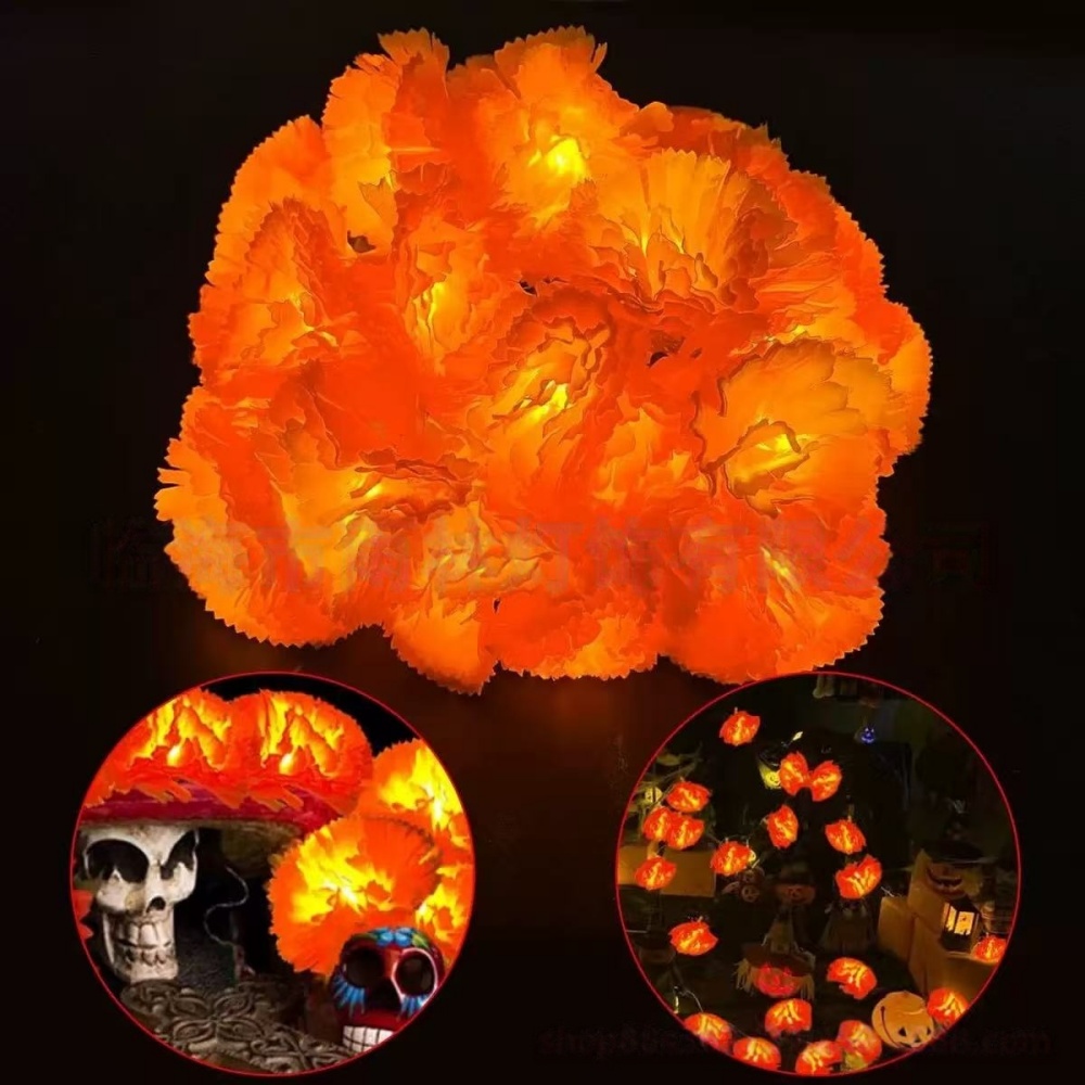 Светодиодная гирлянда в виде ц – обзор и цена Halloween Led String Lights Orange