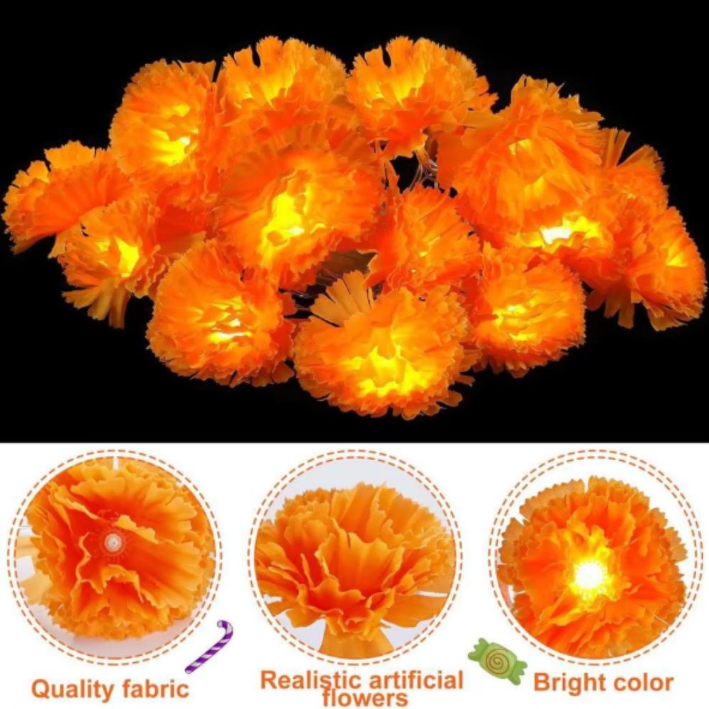 Мексиканские светодиодные гирл – обзор и цена Halloween Led String Lights Orange