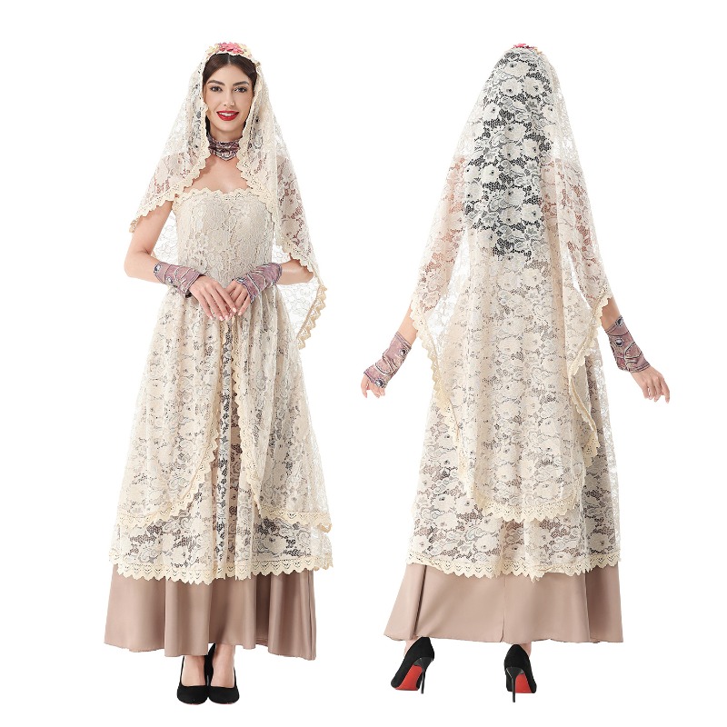Женское винтажное кружевное пл – обзор и цена Halloween Costume Adult