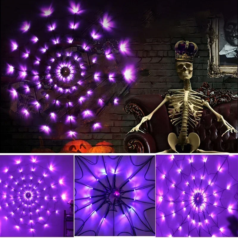 1-4 шт. светодиодные гирлянды  – обзор и цена Halloween Led String Lights Orange