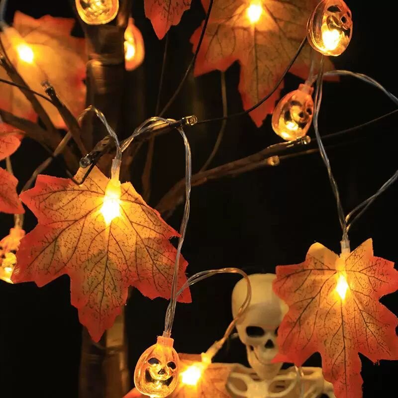 1 шт. 59/118 дюймов светодиодн – обзор и цена Halloween Led String Lights Orange