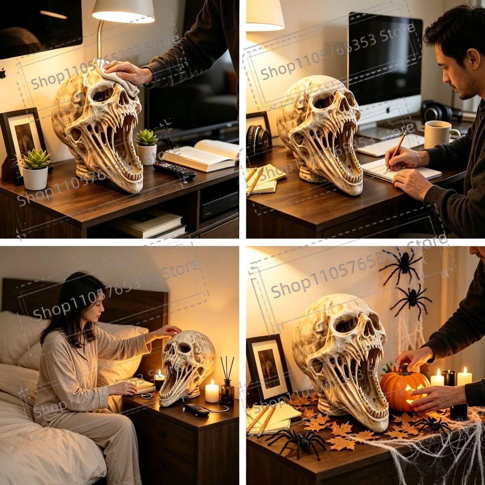Готическая статуя кричащего че – обзор и цена Halloween Skeleton Decoration