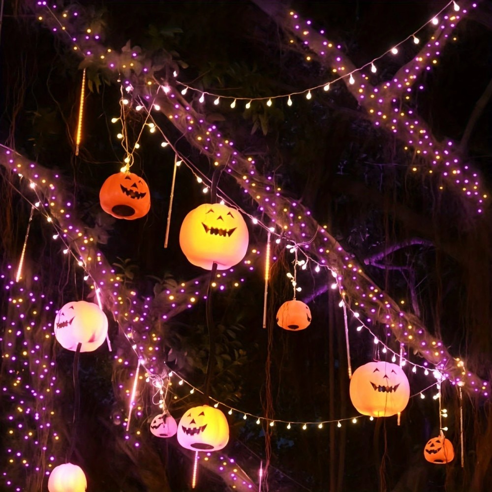 1 шт. 12-метровая гирлянда на  – обзор и цена Halloween Led String Lights Orange