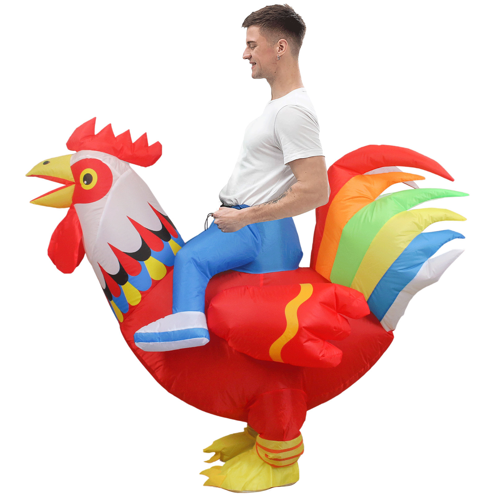 Забавный надувной костюм петух – обзор и цена Halloween Costume Adult