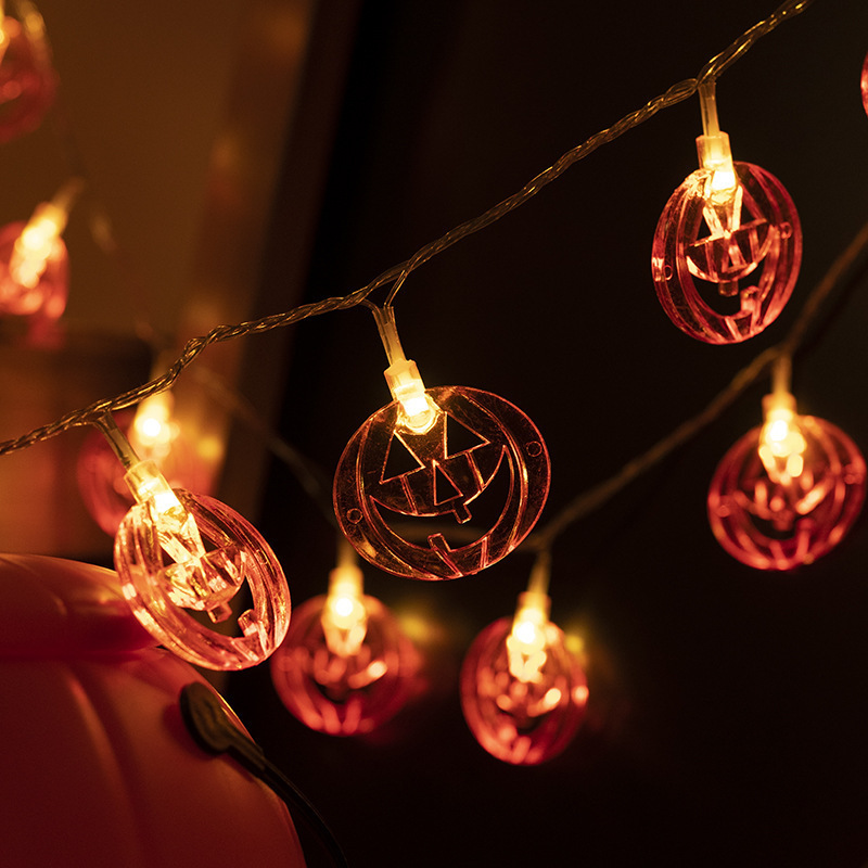 Хэллоуинские гирлянды в виде т – обзор и цена Halloween Led String Lights Orange