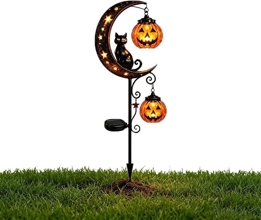 Солнечный садовый светильник н – обзор и цена Halloween Pumpkin Decor Led