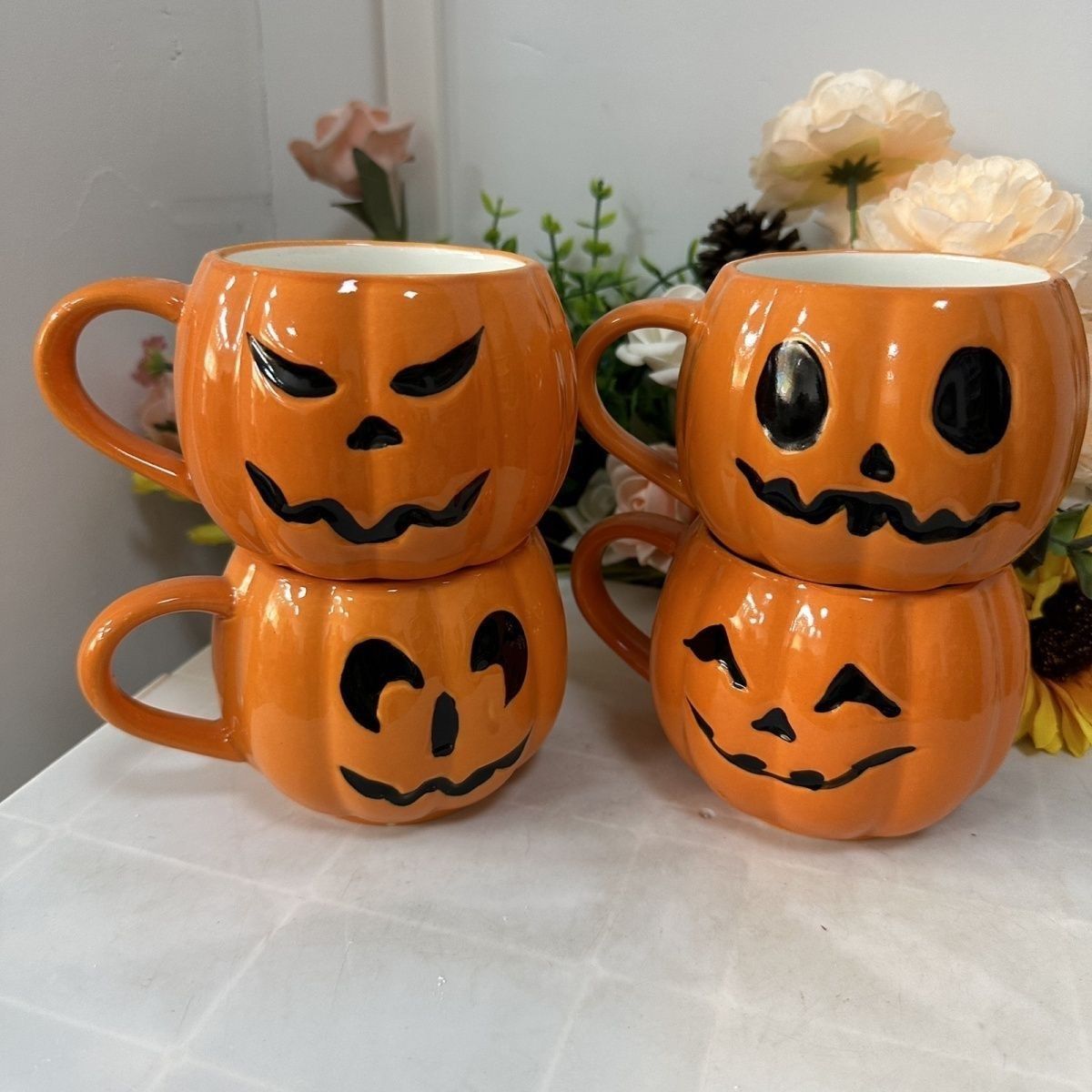 Керамическая кружка в виде тык – обзор и цена Pumpkin Lantern Halloween