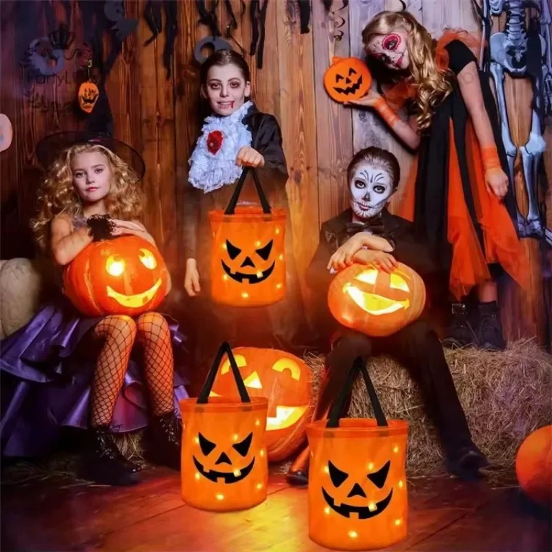 1-10 шт. Светодиодная сумка-ко – обзор и цена Halloween Pumpkin Decor Led
